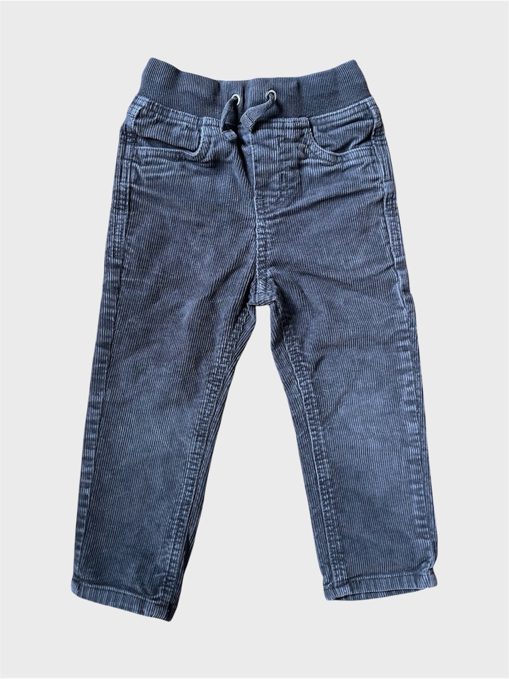 Hanna Andersson Corduroy Pull-On Pants Dark Grey
